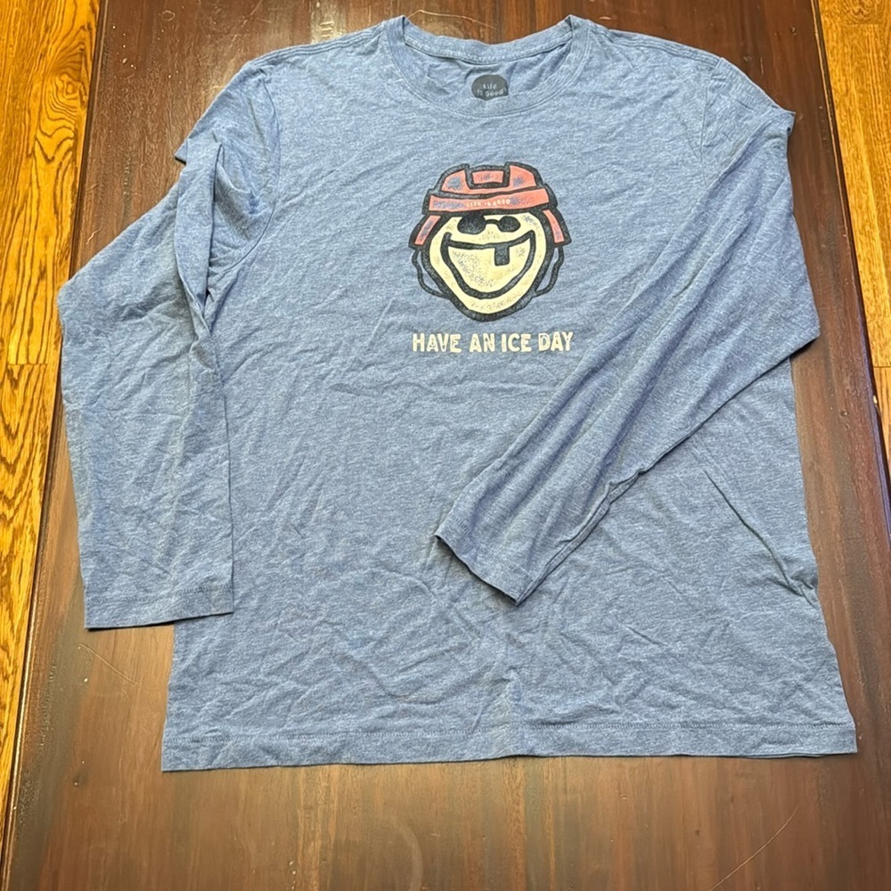 Life is Good cool long sleeve “Have an Ice Age” men’s t-shirt size L